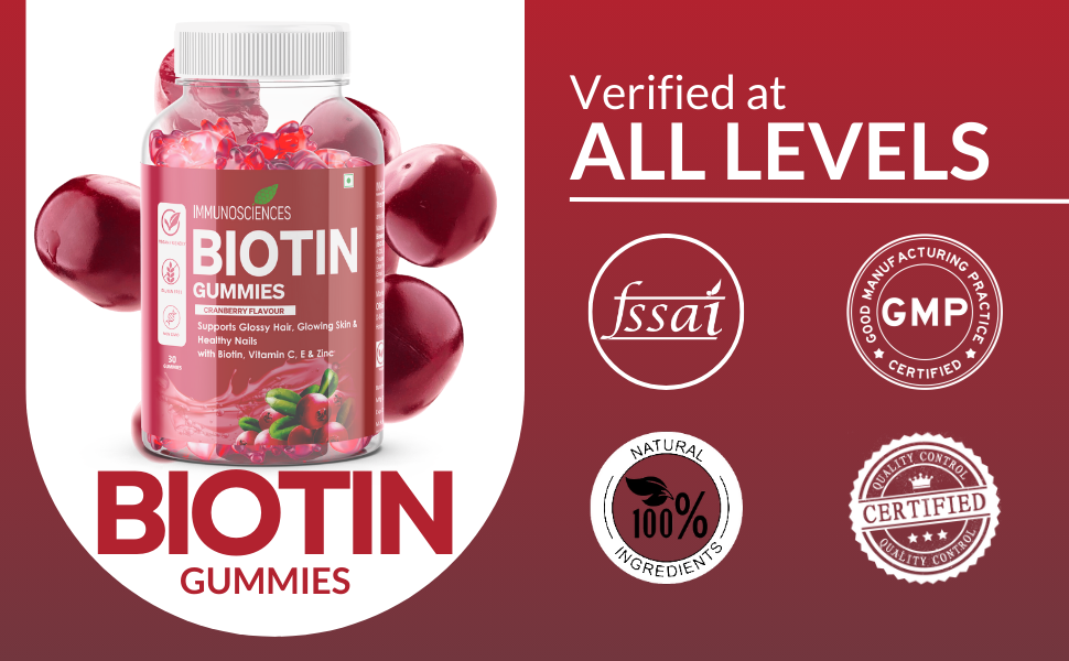 Immunosciences Biotin Gummies