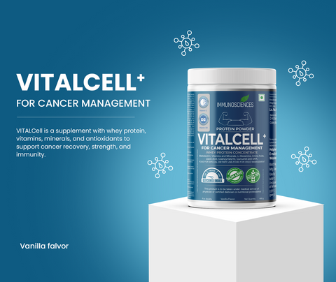 Immunosciences-Vitalcell Plus Protein Powder For Cancer Management Whey Protein Concentrate