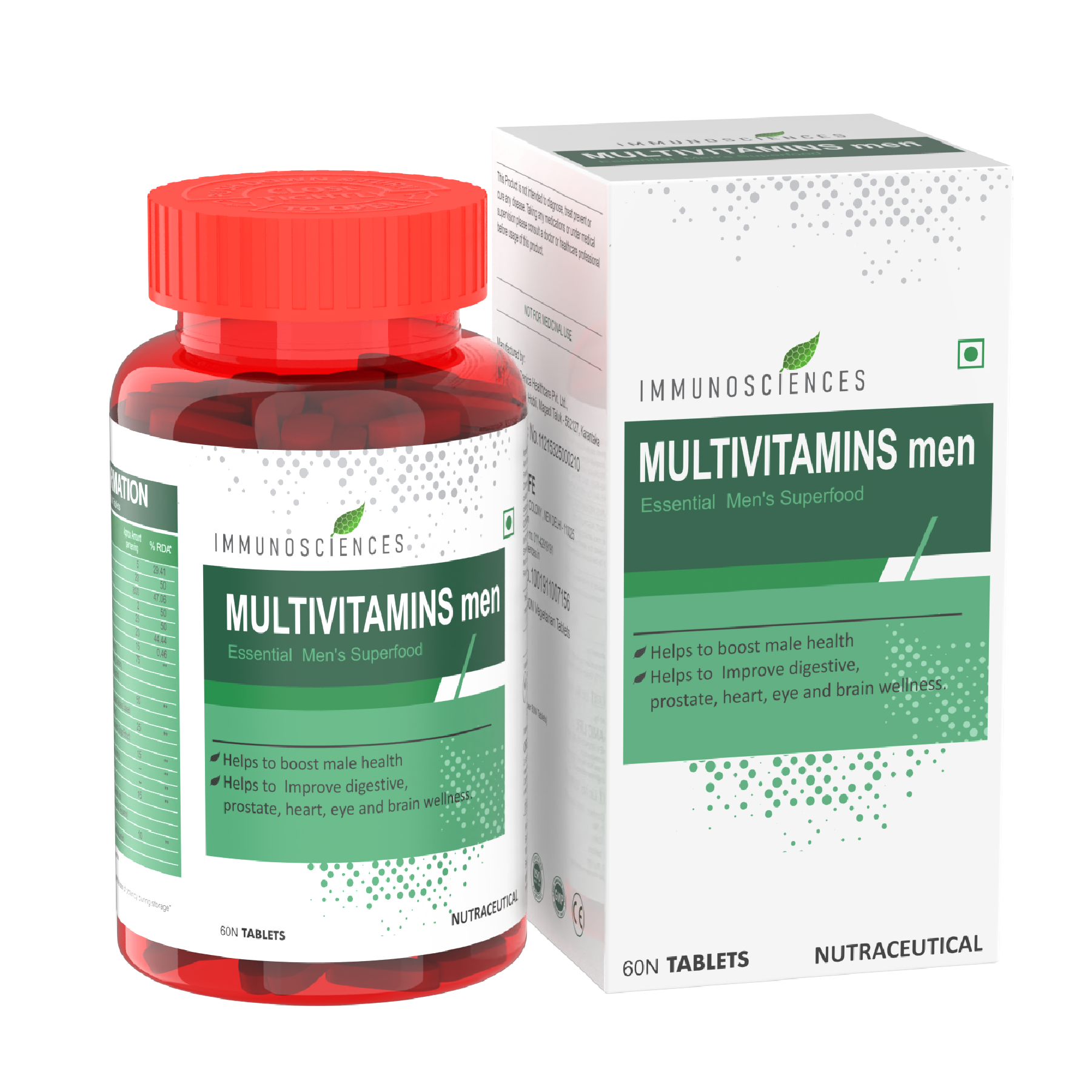 Immunosciences MultiVitamins Men Superfood