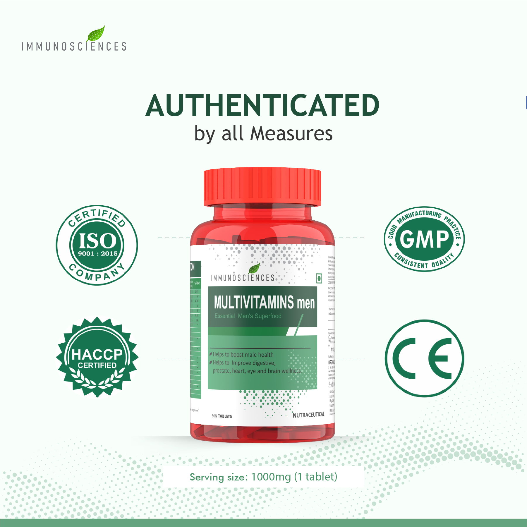 Immunosciences MultiVitamins Men Superfood